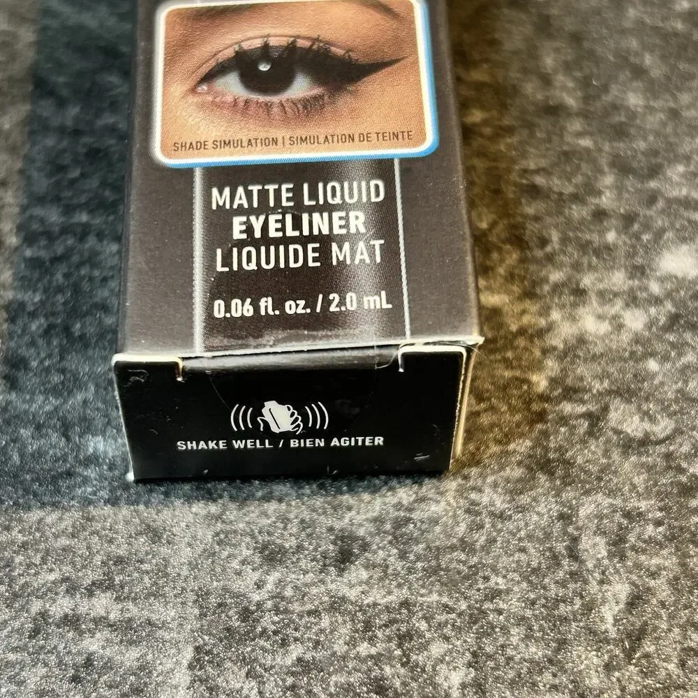 NYX PROFESSIONAL MAKEUP Vivid Matte Liquid Eyeliner Smear-Resistant Black SEALED